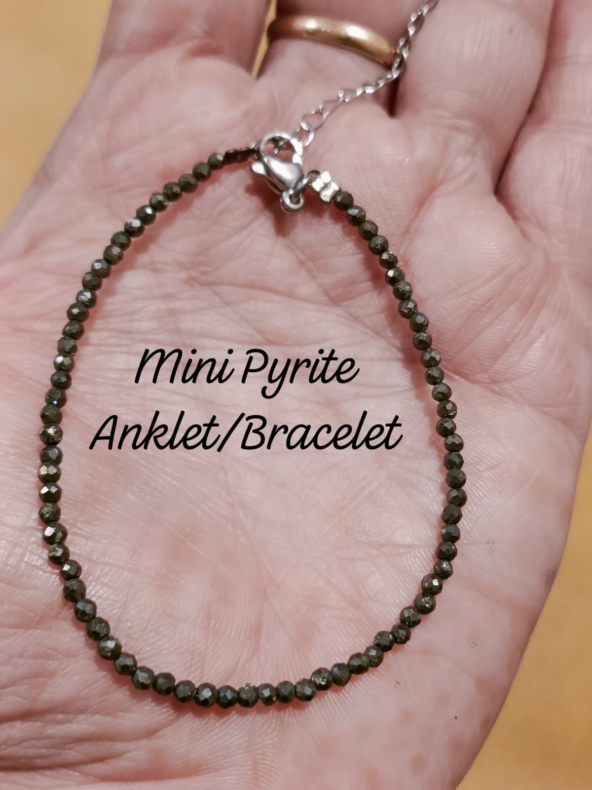 Mini Pyrite Anklet/ Bracelet