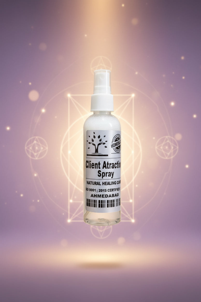Client attraction spray