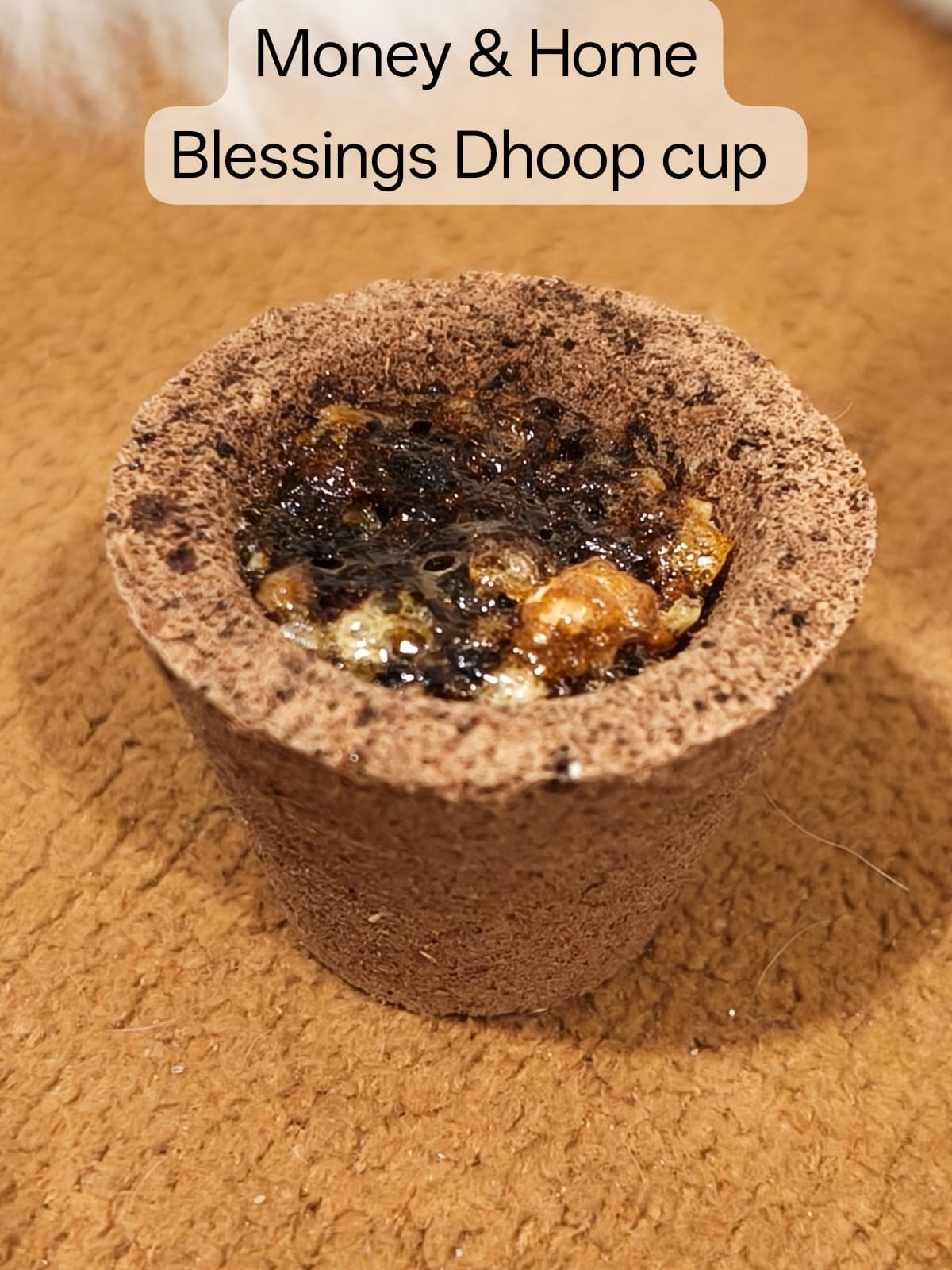 MONEY & HOME BLESSINGS DHOOP CUP