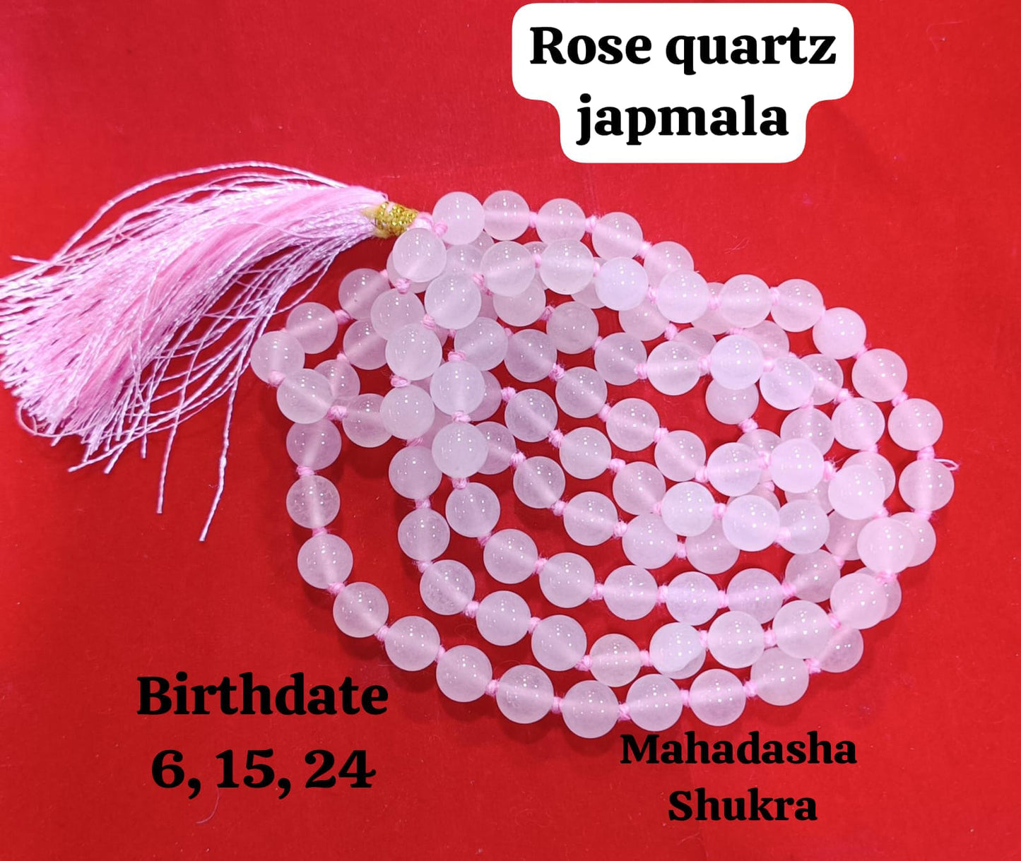 Rose Quartz Japmala