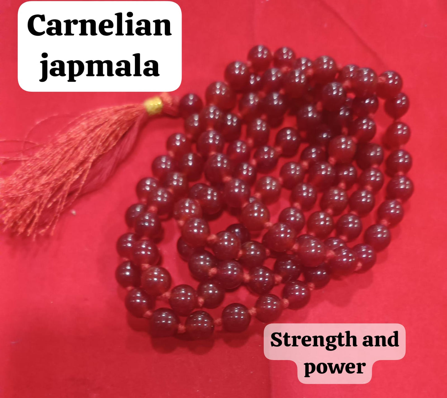Carnelian Japmala