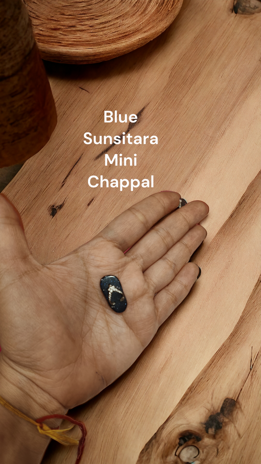 Blue Sunsitara mini chappal