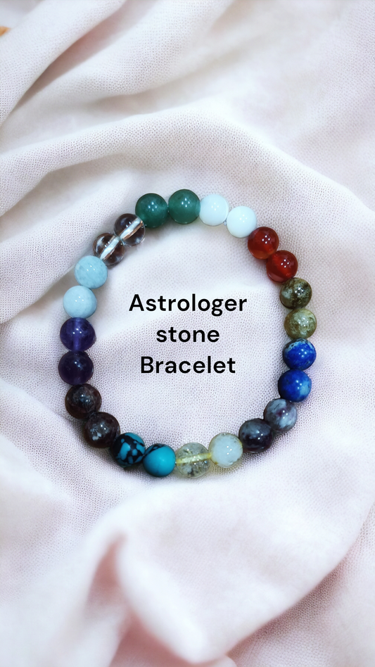 Astrologer stone bracelet