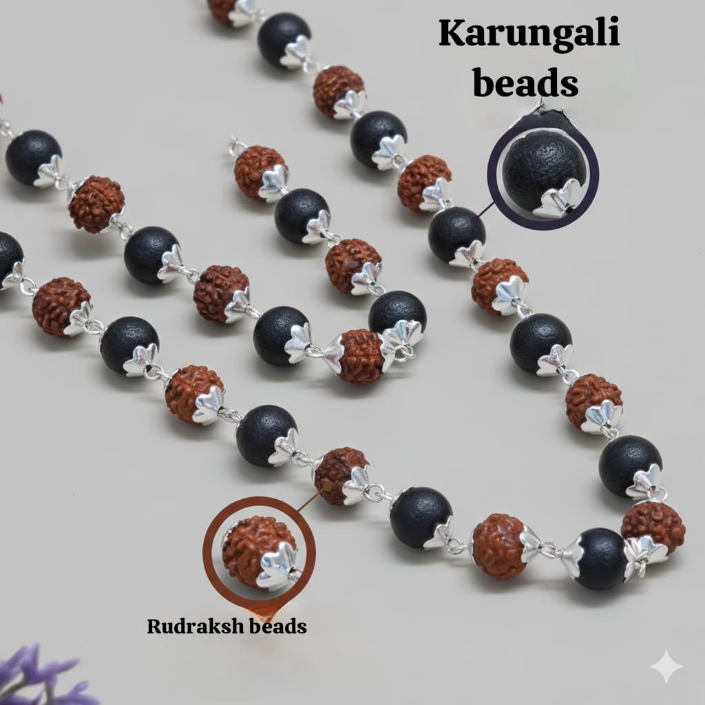 Karungali Rudraksh Mala