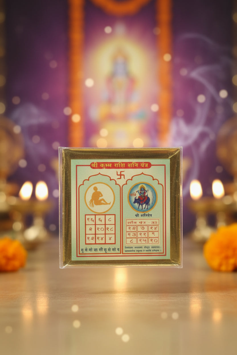 Kumbh Rashi Shani Yantra