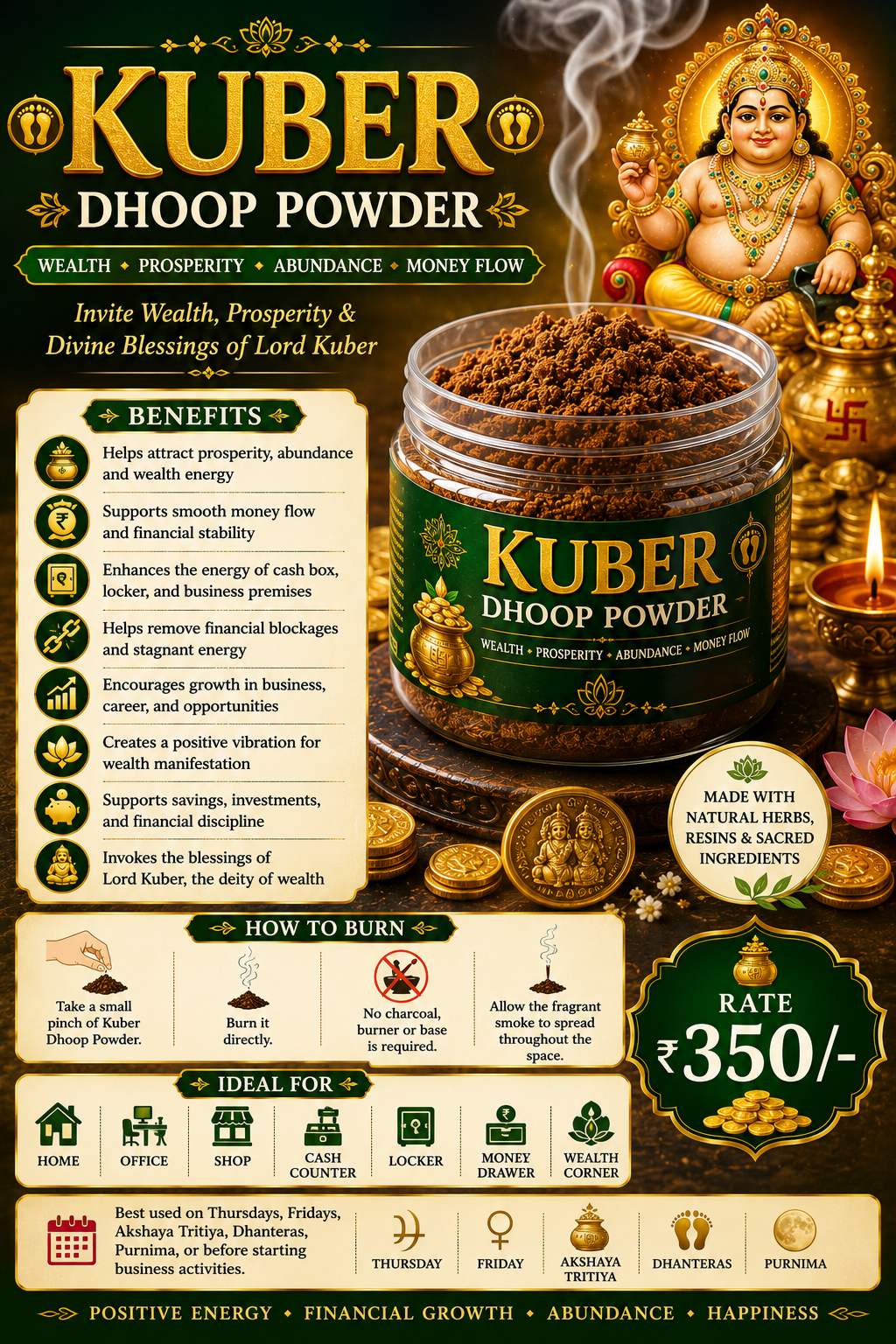 Kuber Dhoop Powder