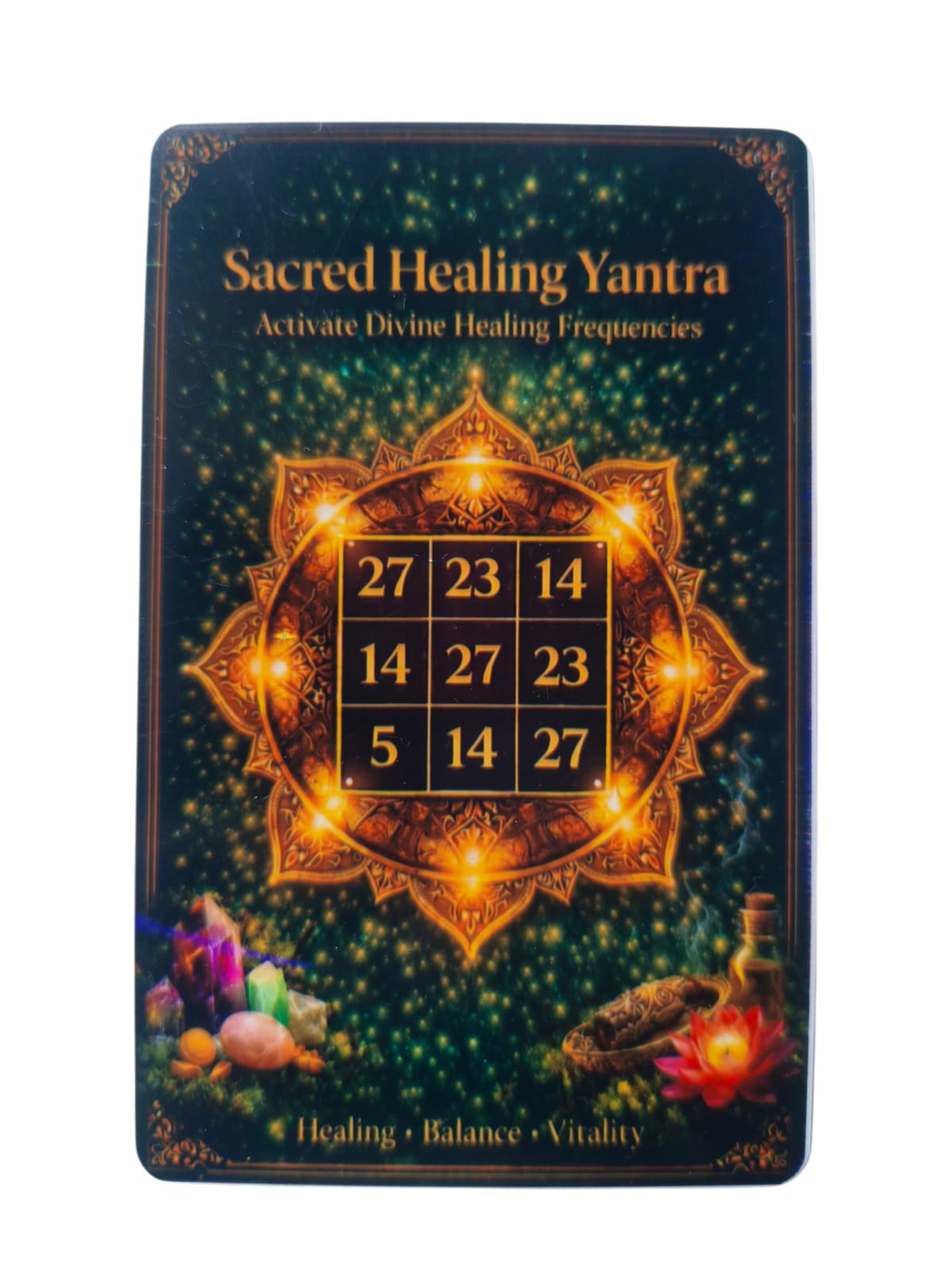 Sacred Healing Yantra Card