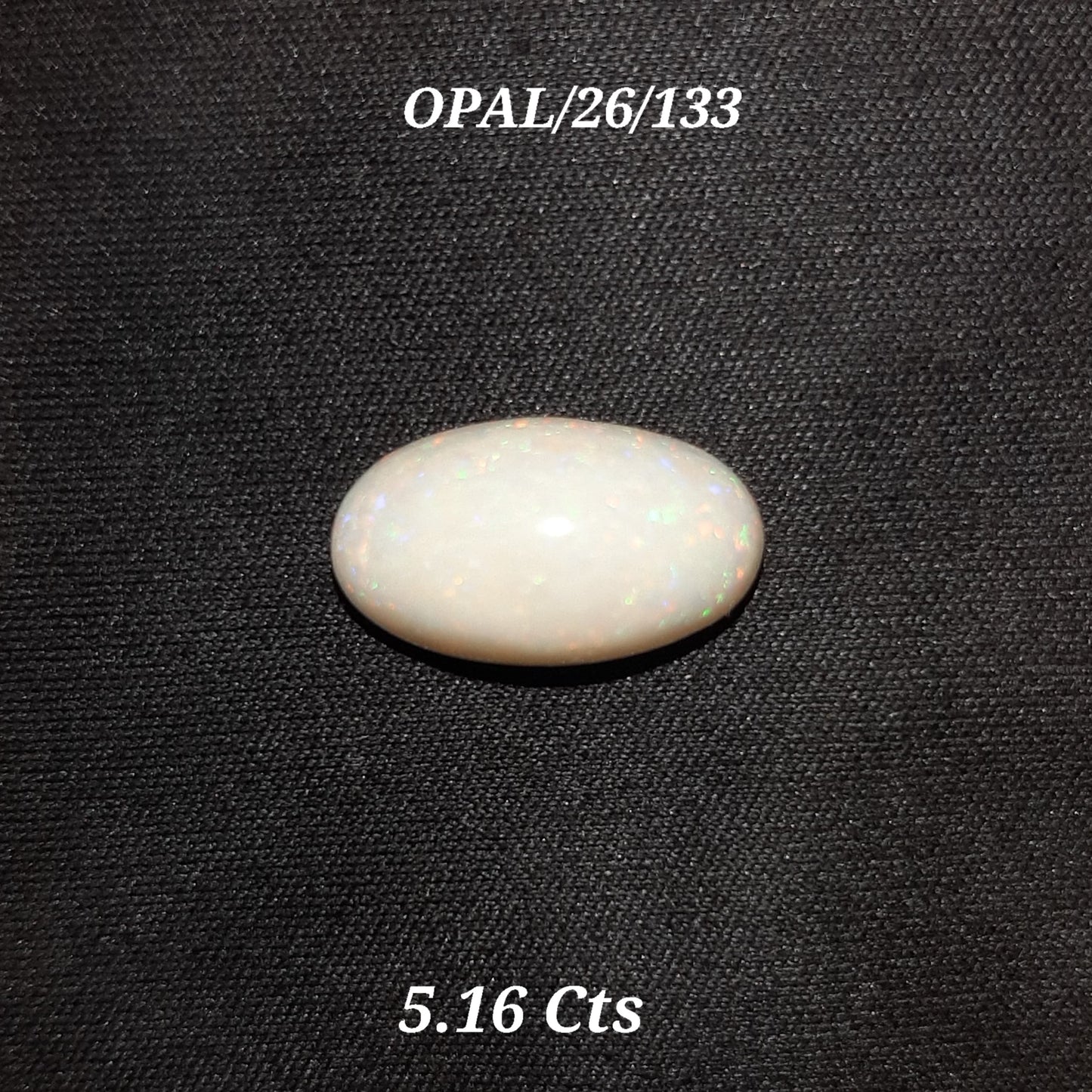 Opal with certificate 5.16 carat