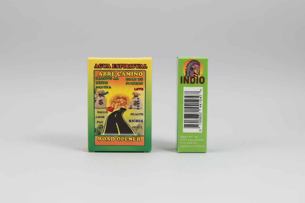 The image shows a packaged bar of Road Opener Soap with a green and yellow label, featuring a graphic of a woman and text. The packaging is displayed against a white background with decorative elements like stars and what appears to be a peach silhouette.
