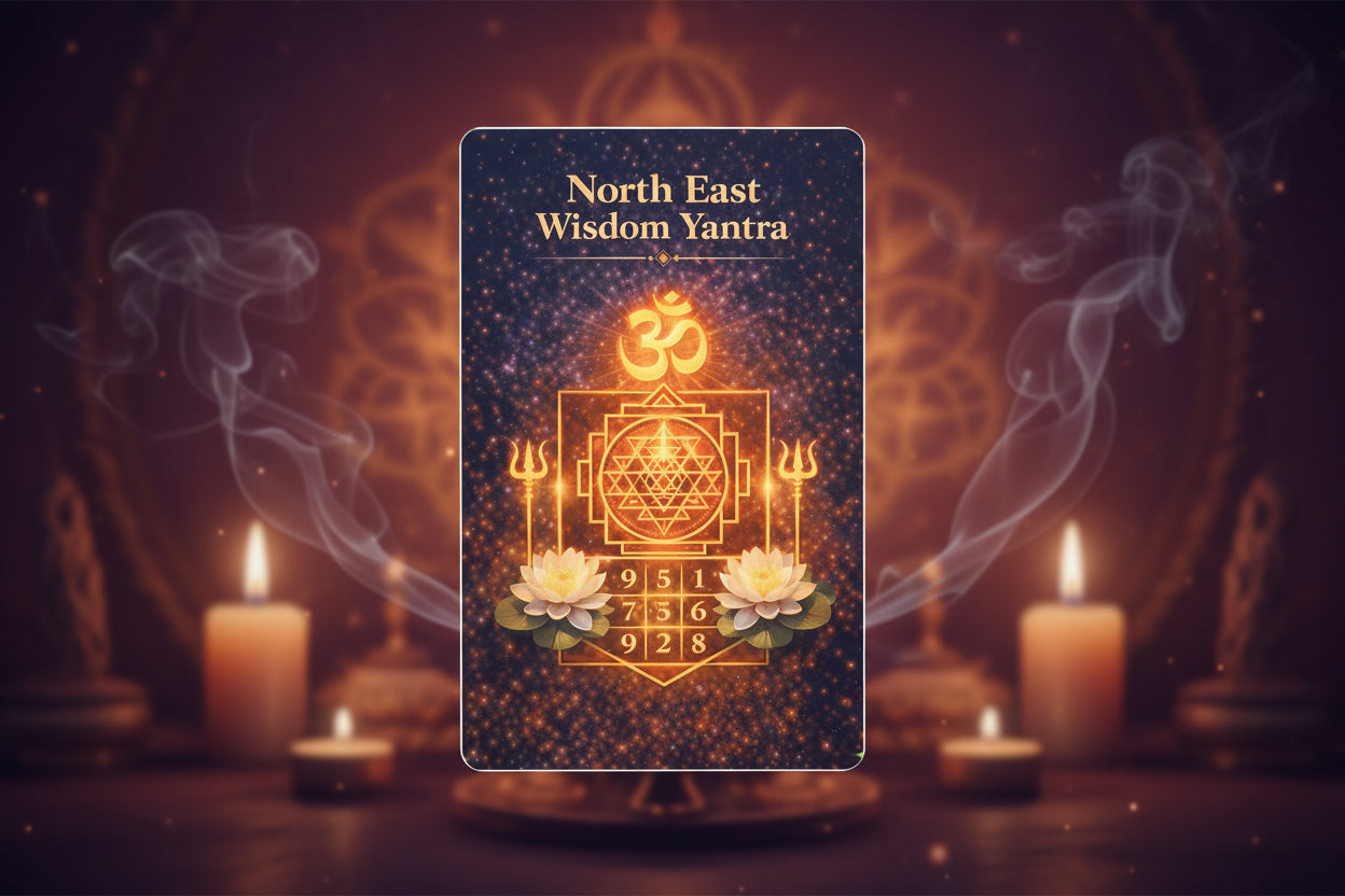 North East wisdom yantra card