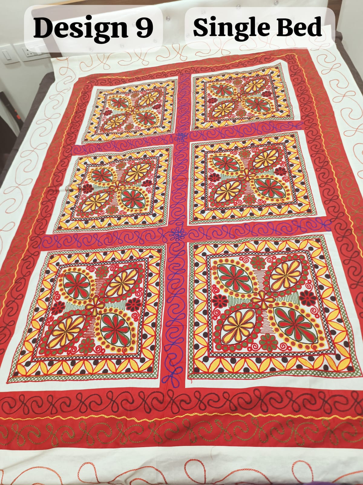 Rajwadi Single Bedsheet