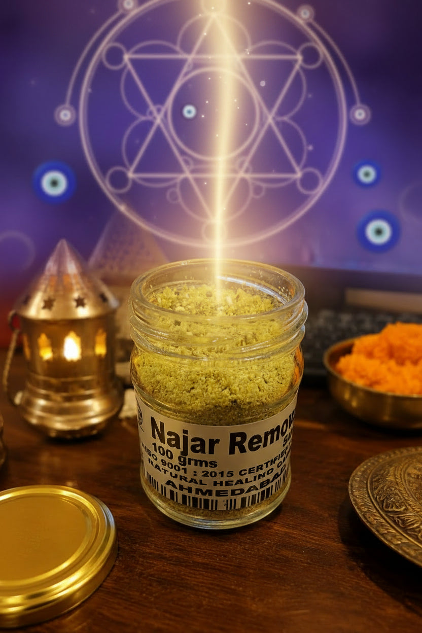 Nazar Removal Salt – Energised Evil Eye Removal & Aura Cleansing Salt (100g)