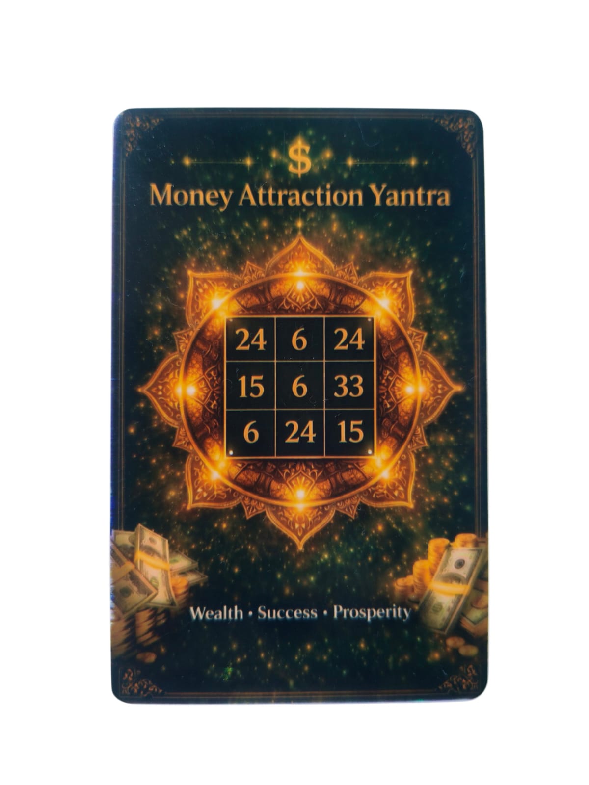 Money Attraction yantra card