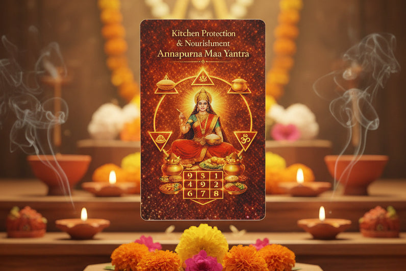 Kitchen Protection & Nourishment Annapurna maa yantra card
