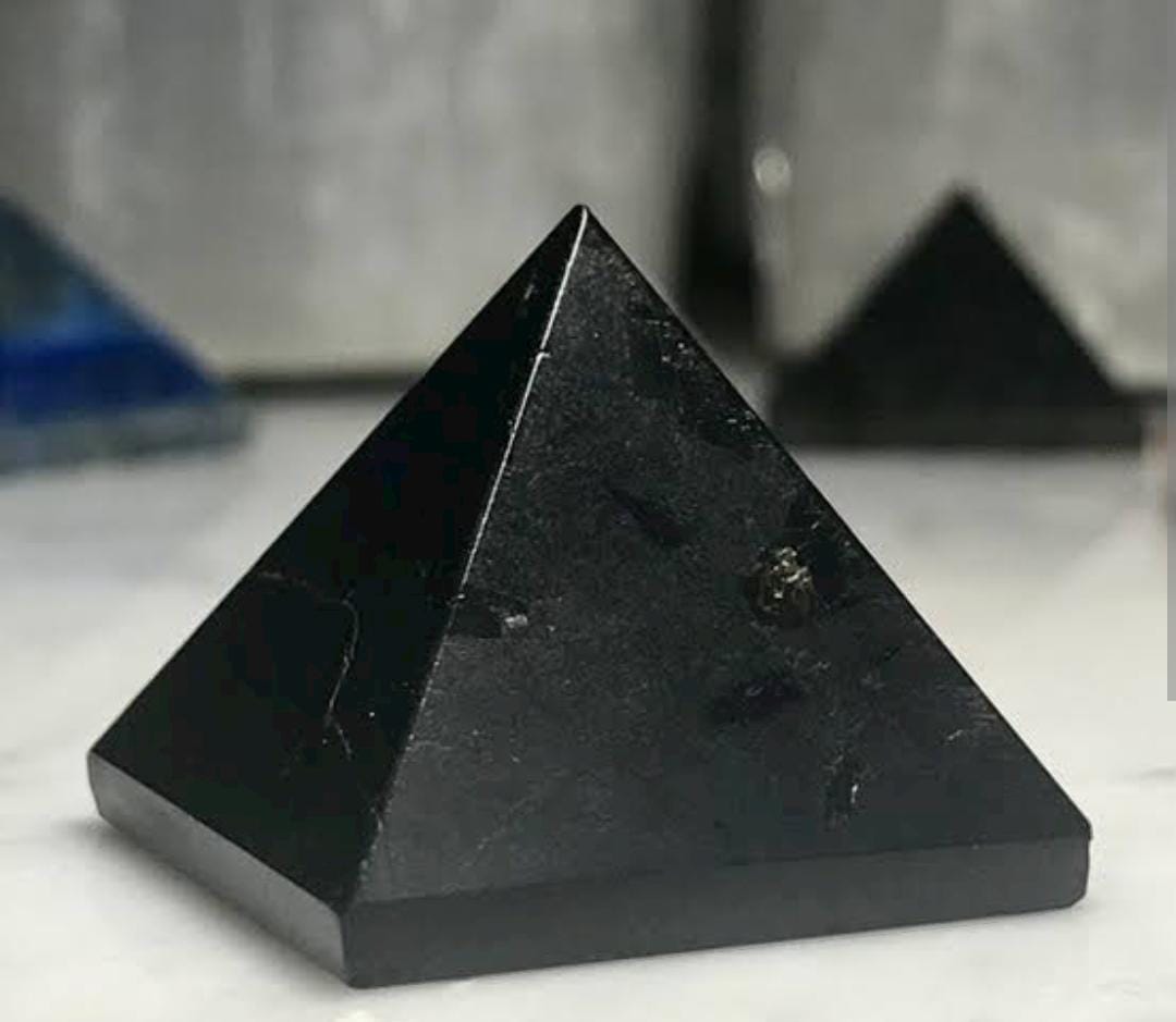 Black Tourmaline Pyramid