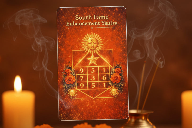 South Fame Enhancement yantra card