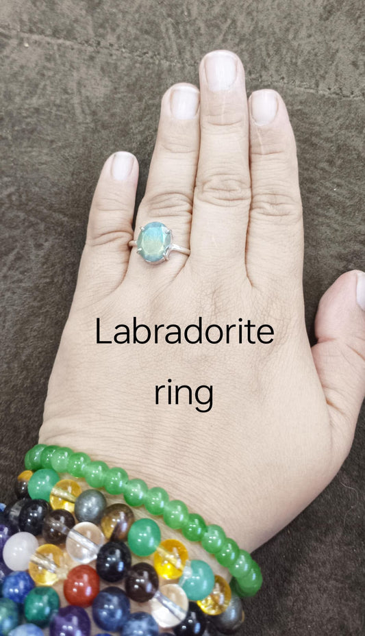 Labradorite certified ring