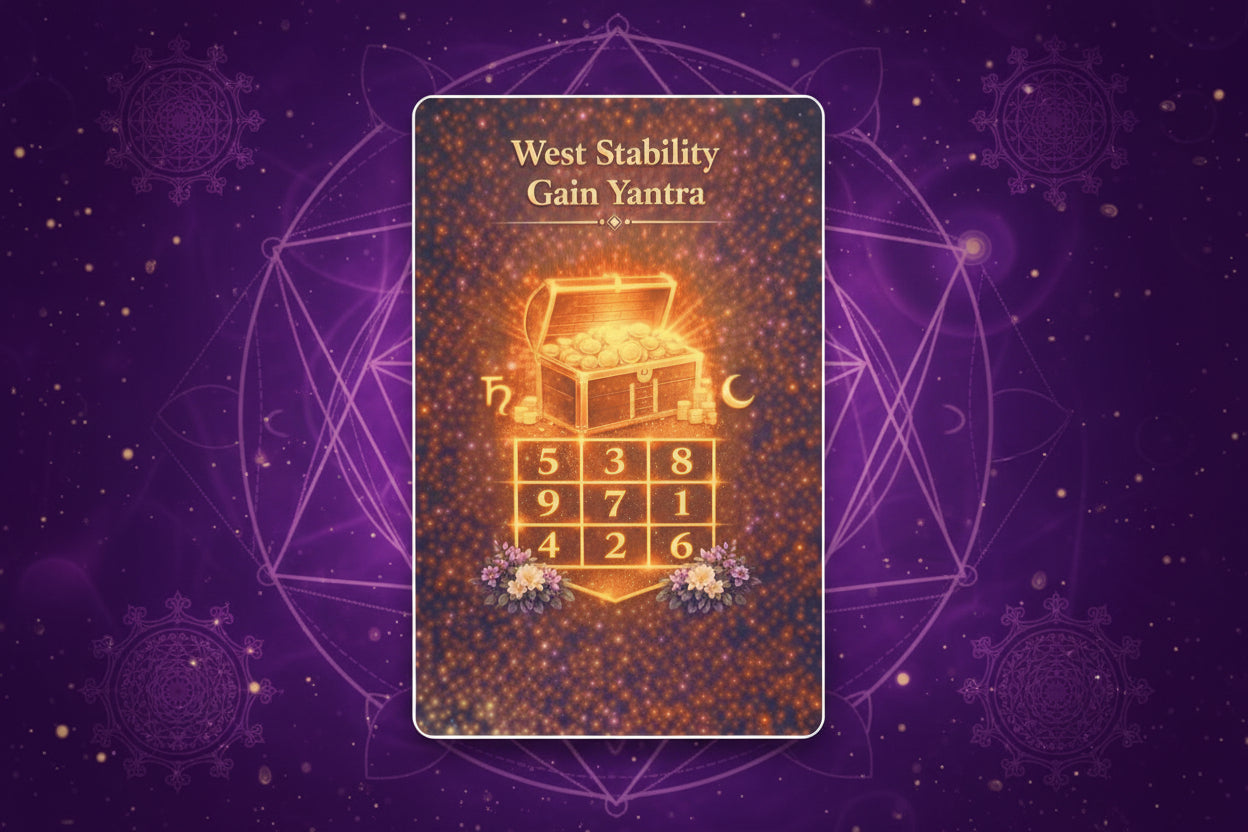 West Stability Gain Yantra Card