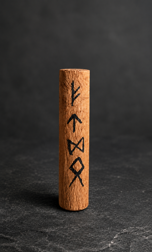 Dalchini (Cinnamon) Rune Charm for Money Attraction & Financial Stability