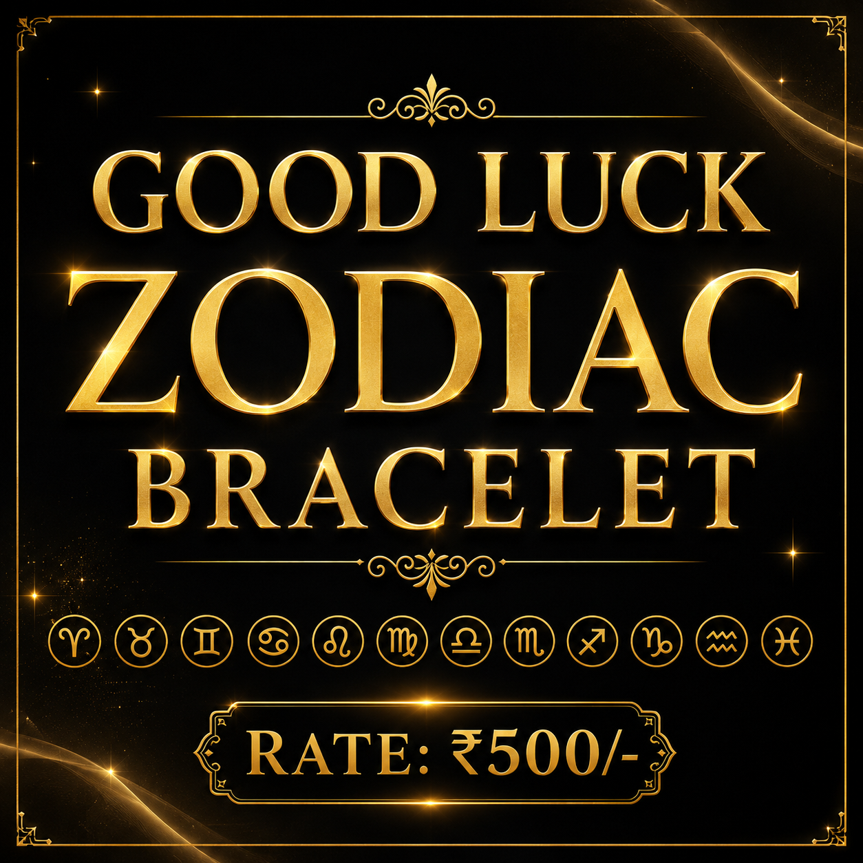 Good luck Zodiac bracelet