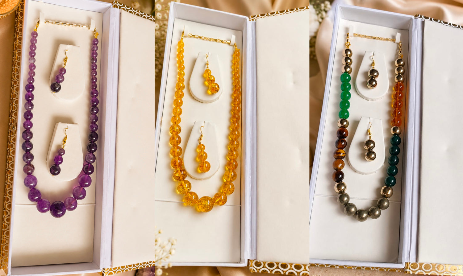 Premium Crystal Necklace Set