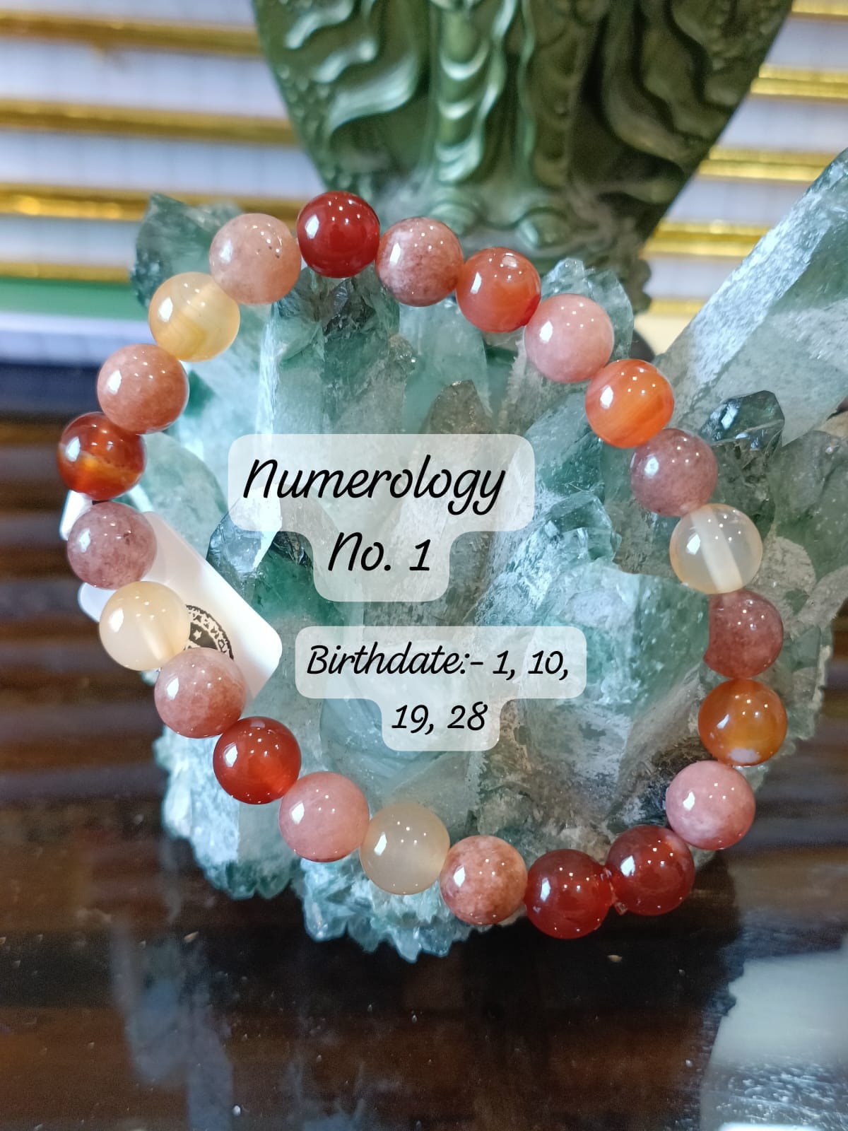 Numerology No. 1 Bracelet (Sun Energy) – Confidence, Leadership & Success Bracelet