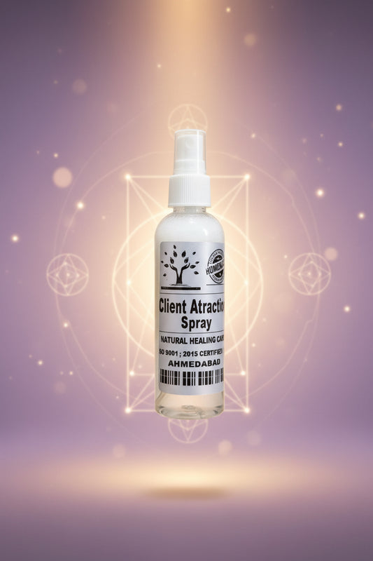 Client attraction spray