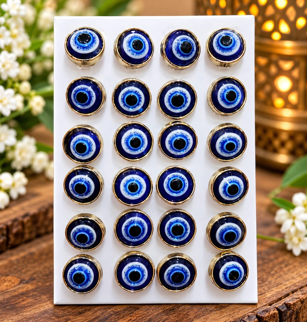 EVIL EYE STUD EARRINGS