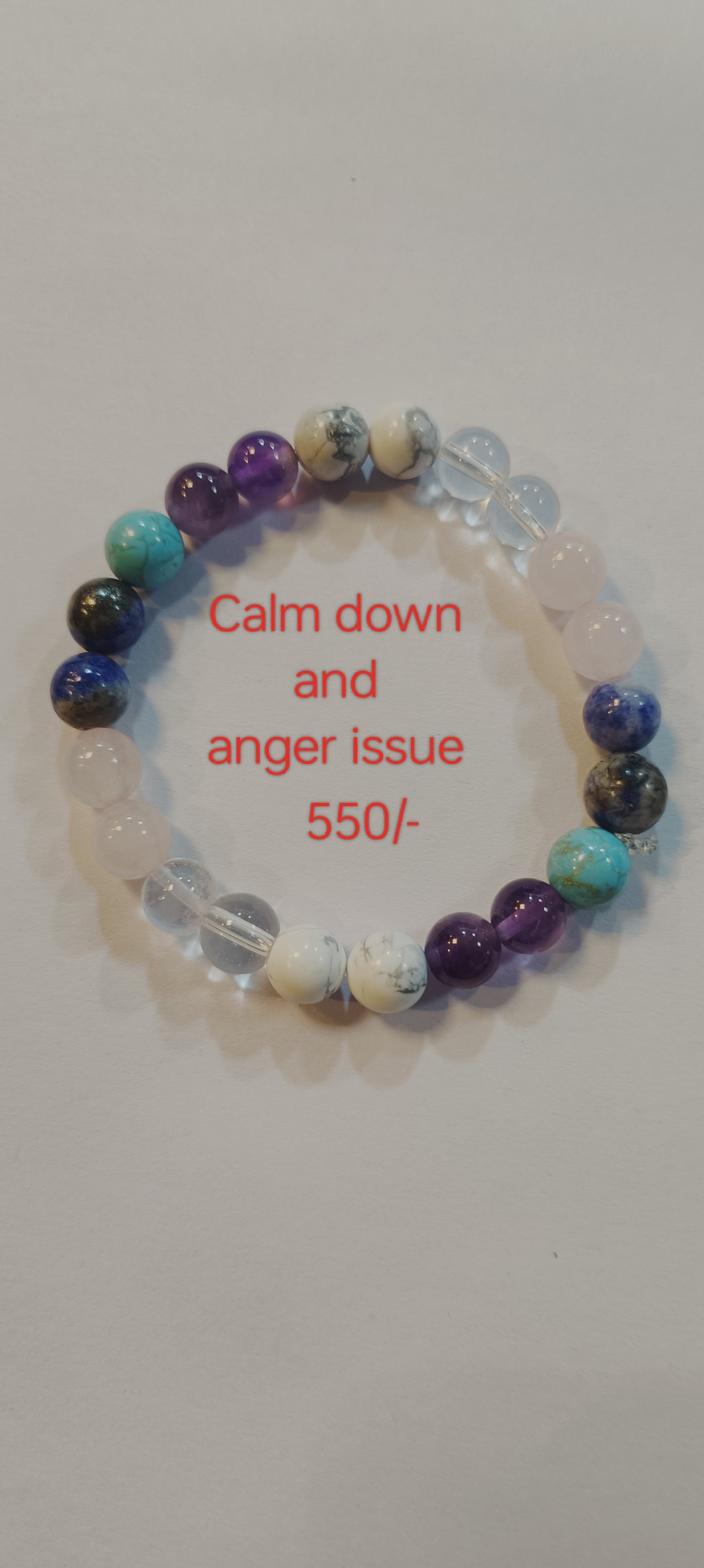 Calm down and Anger issues Bracelet