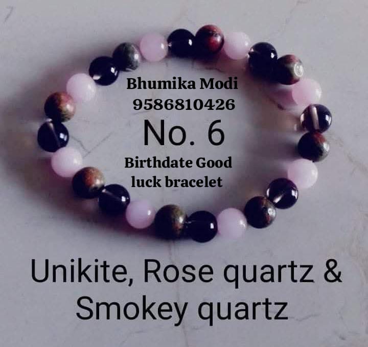 Birthdate Good luck bracelet No.6