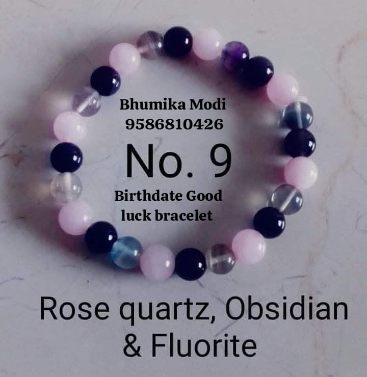 Birthdate Good luck bracelet No.9