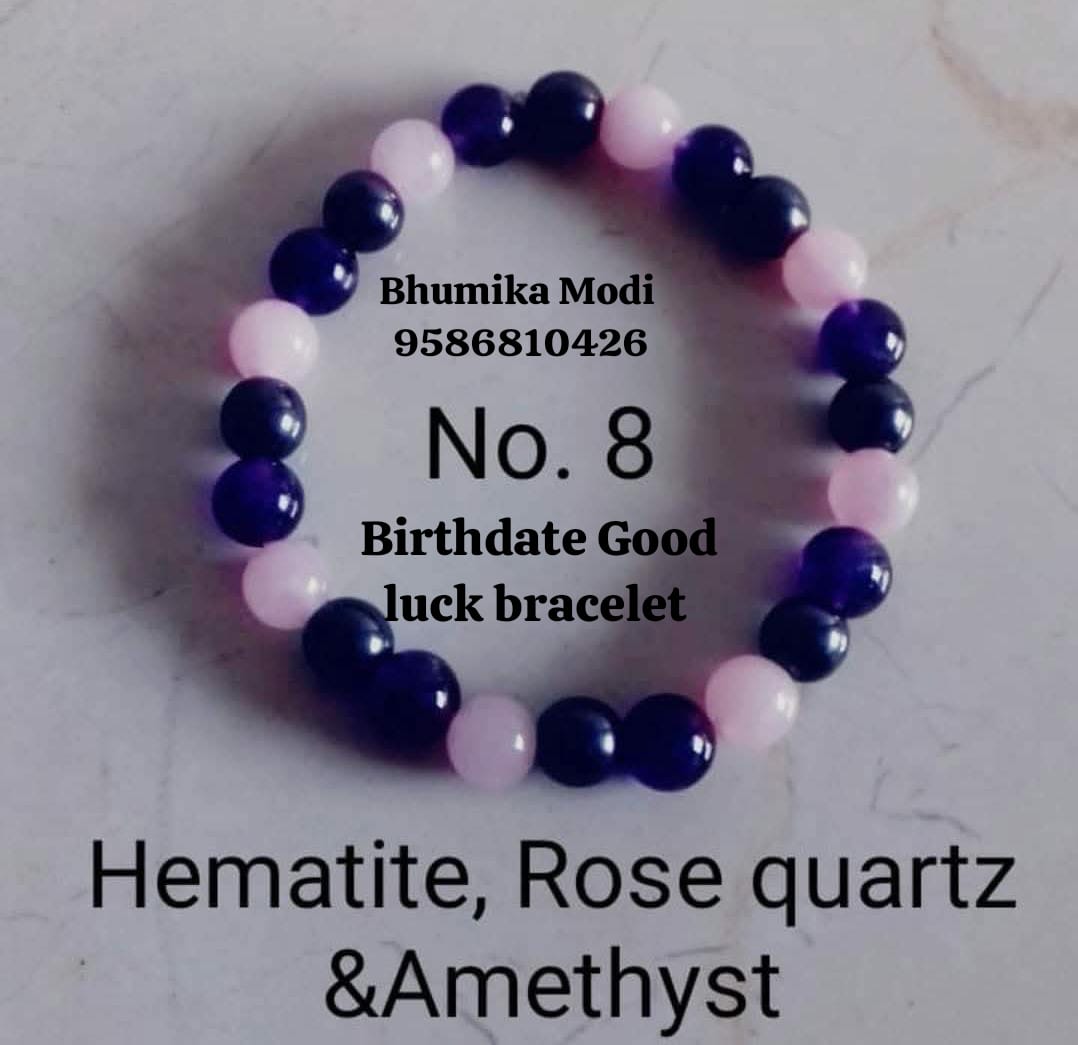 Birthdate Good luck bracelet No.8