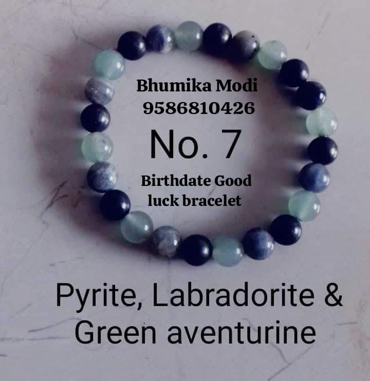 Birthdate Good luck bracelet no. 7