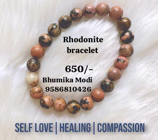 Rhodonite bracelet