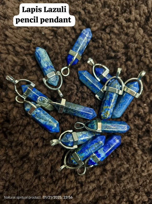 Lapis Lazuli Pencil Pendant