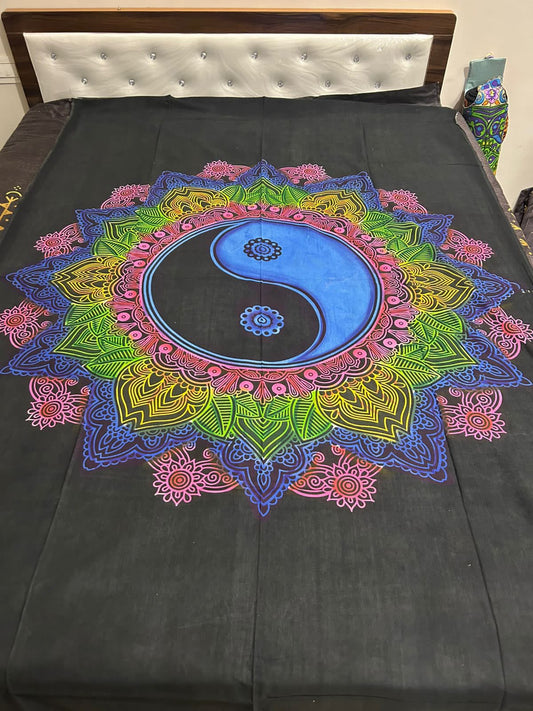 Yin Yang Single Bed Bedsheet