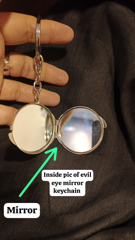 Evil Eye Mirror Keychain