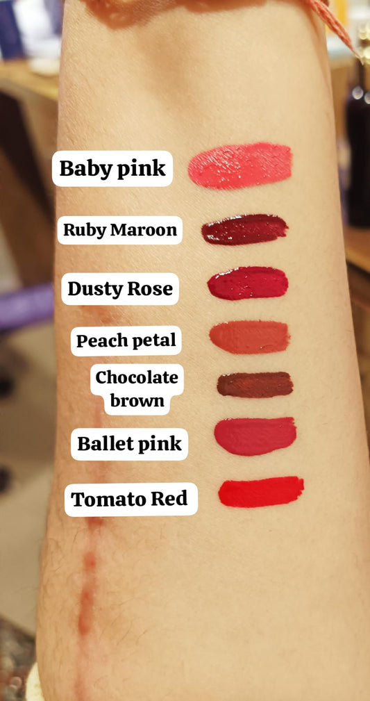 Dusty Rose natural liquid lipstick