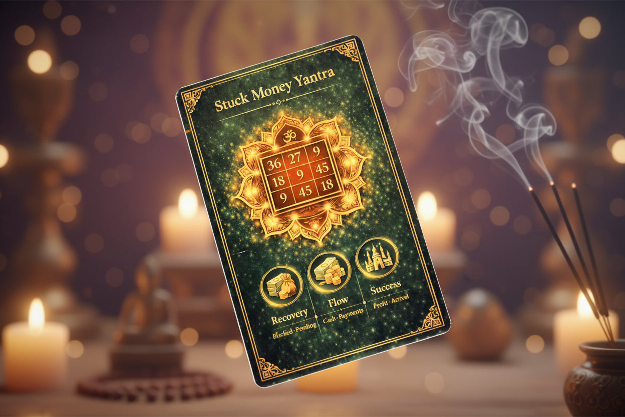 Stuck Money Yantra Card