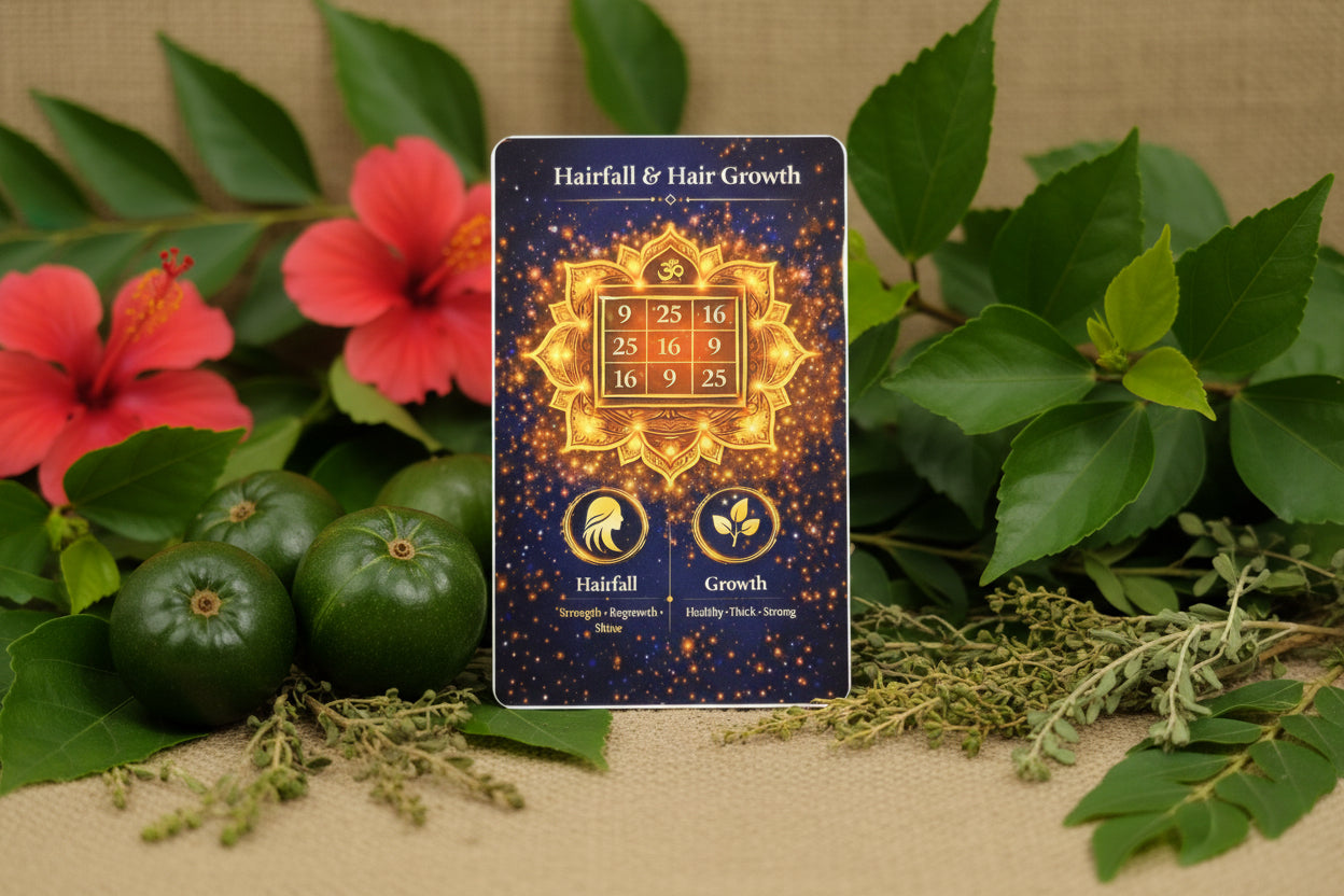 Hairfall & Hair Growth Yantra Card