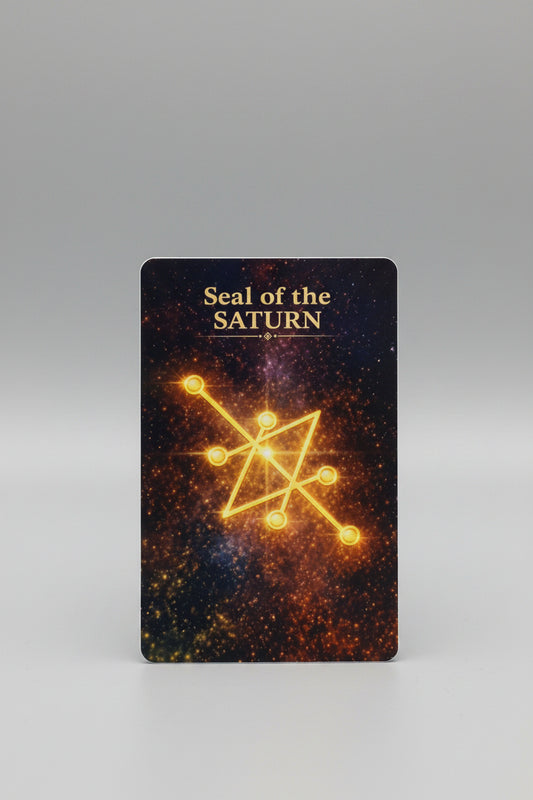 Seal of Saturn – Yantra Card