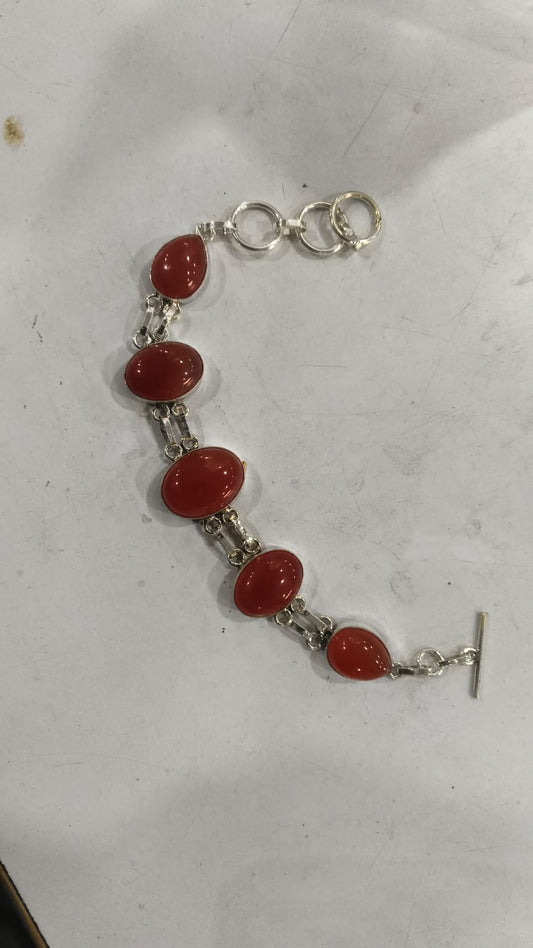 Carnelian Metal Bracelet [211]