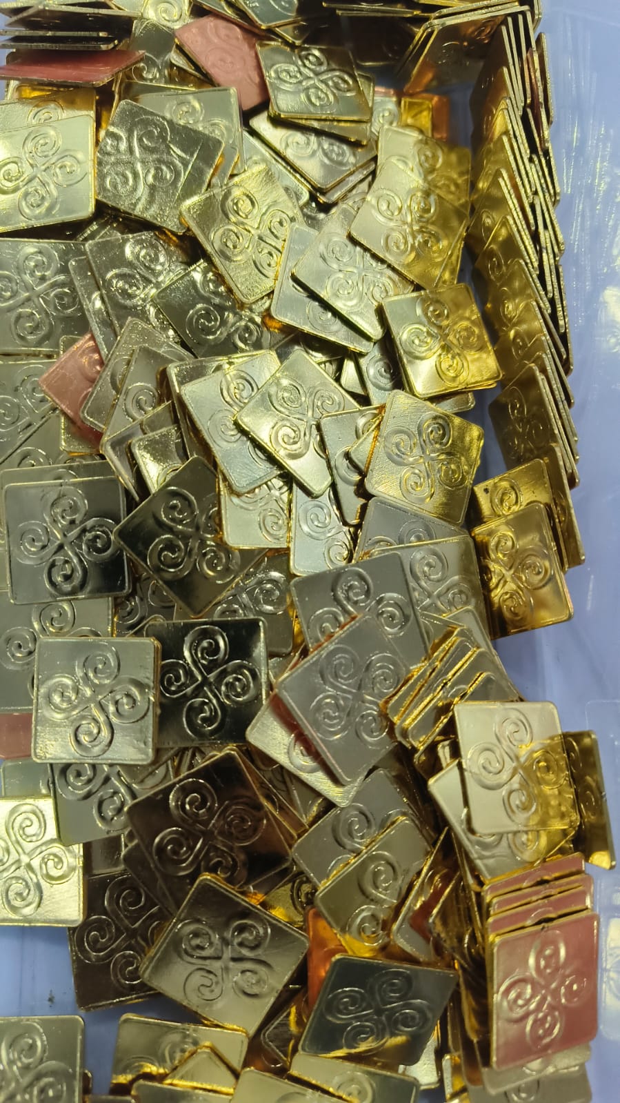 Energy Symbol Metal Chips (Pure Brass)