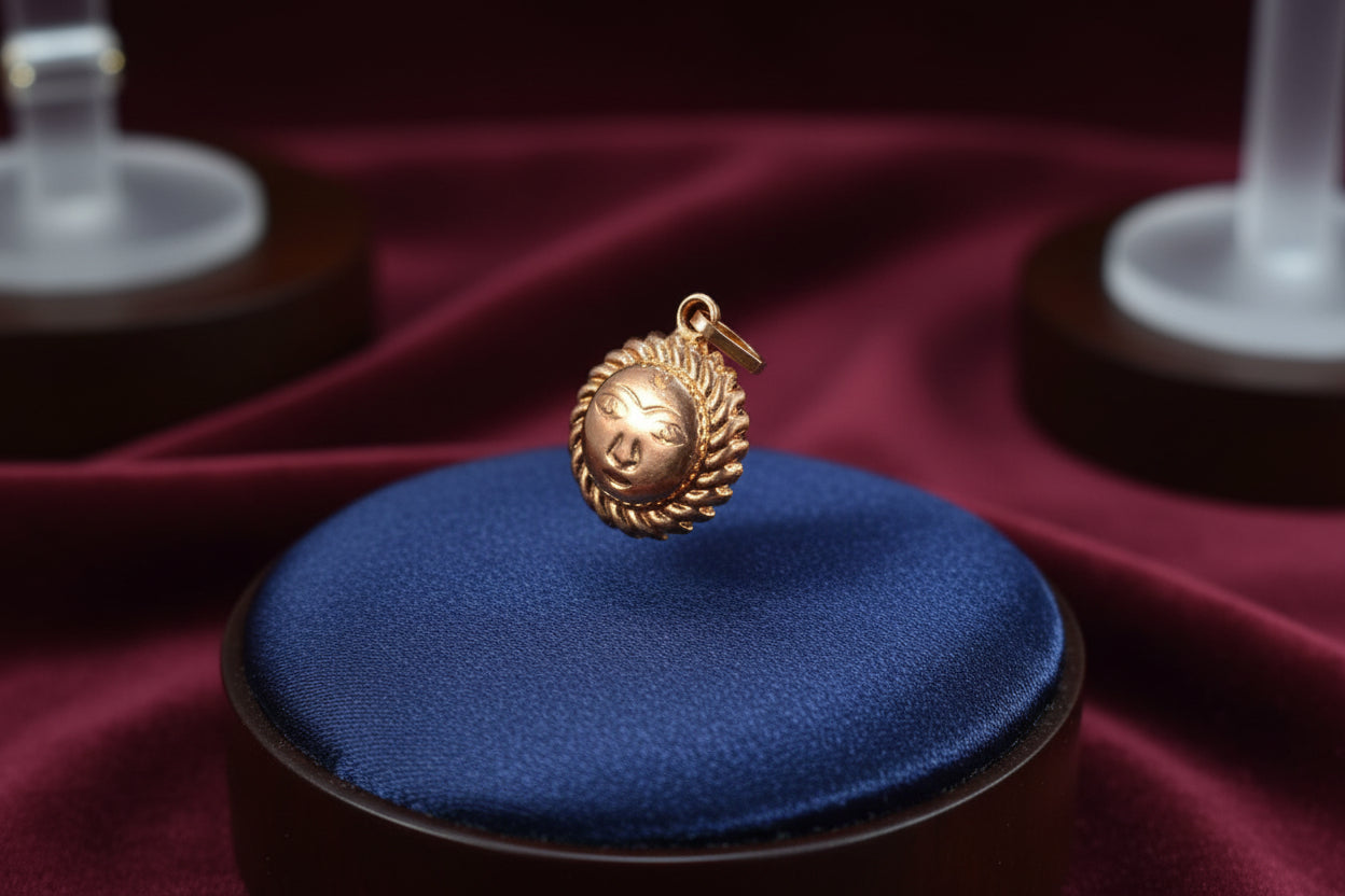 Copper Surya Pendant [381]