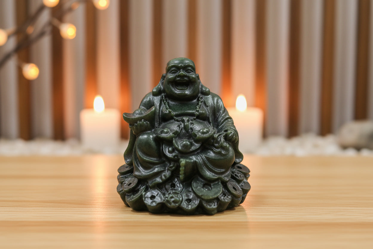 Pyrite Laughing Buddha [380]