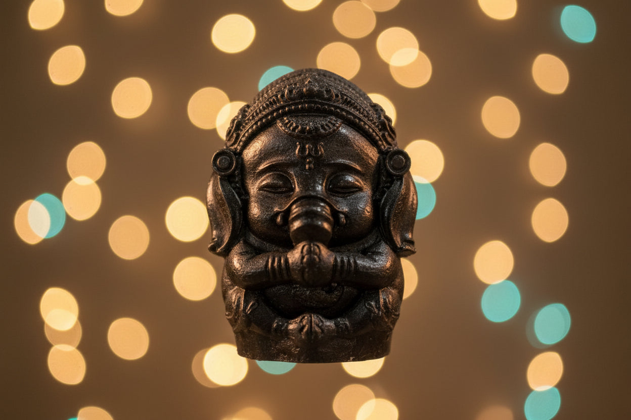 Pyrite Ganpati Statue [339]