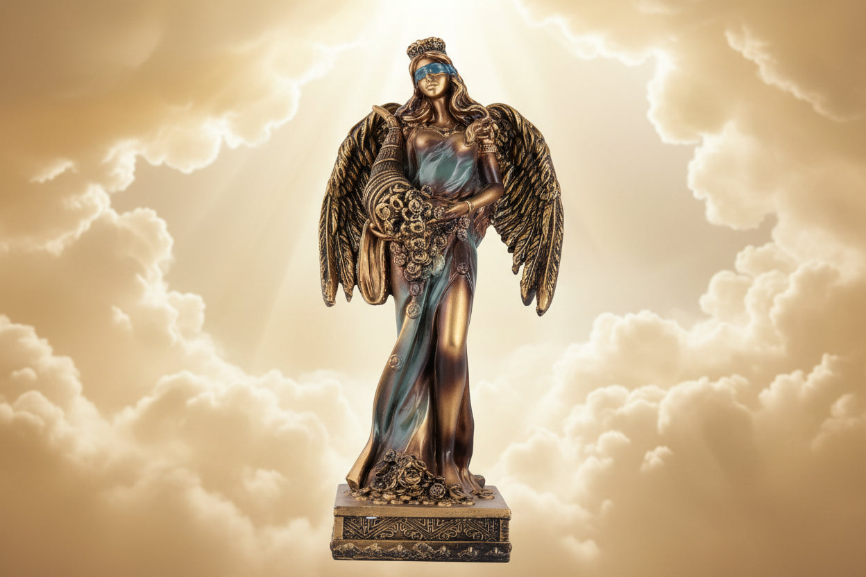 Goddess Fortuna statue