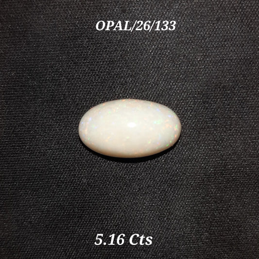 Opal with certificate 5.16 carat