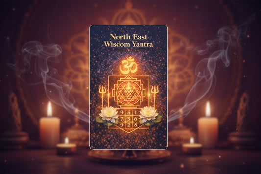 North East wisdom yantra card