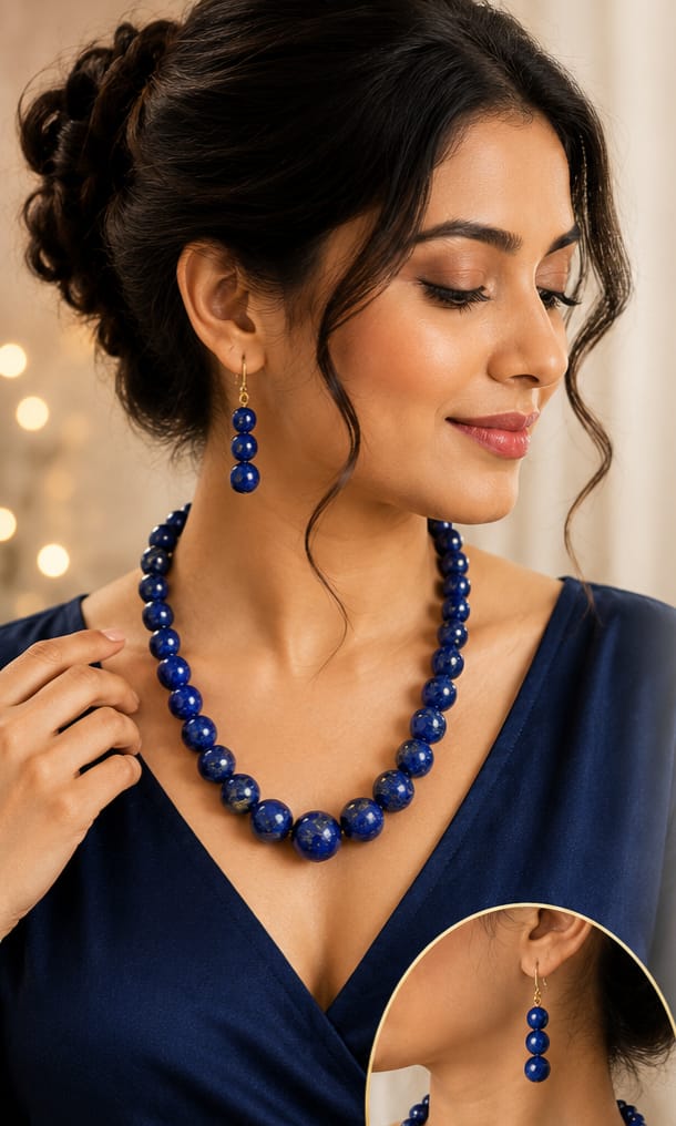 Lapis Lazuli Premium Necklace Set